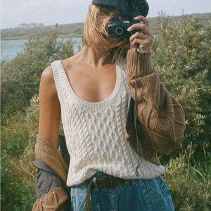 Free People High Tide Cable Tank